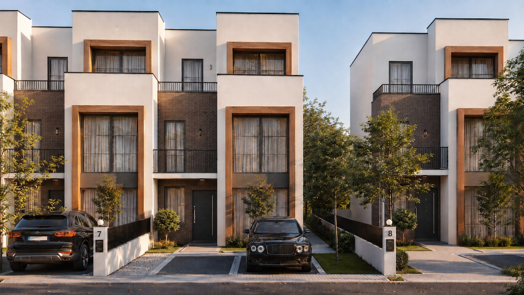 Fasada ballore e shtëpisë Nr. 7